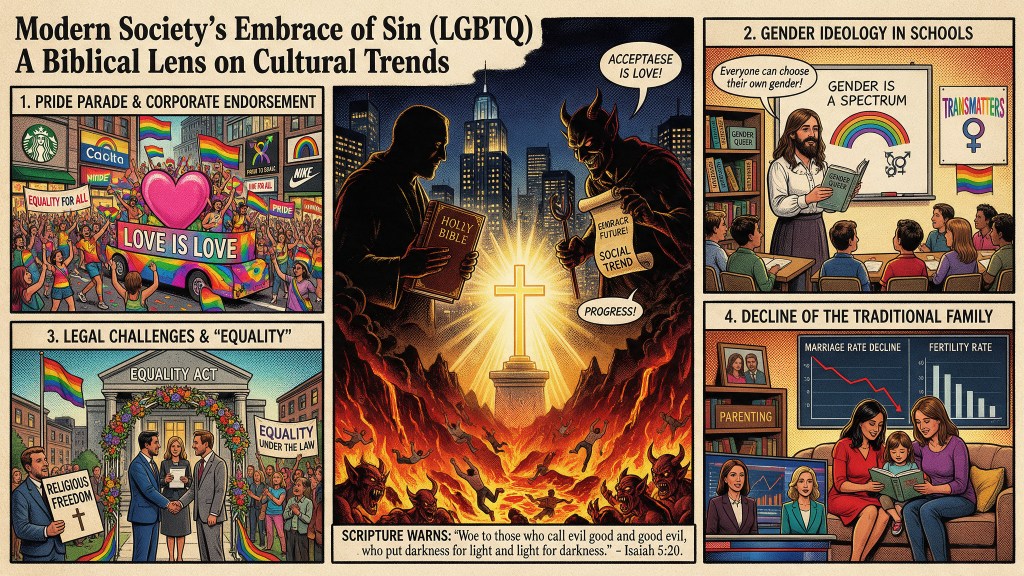 Modern Society’s Embrace of Sin: A Biblical Lens on 2025’s Cultural&nbsp;Trends