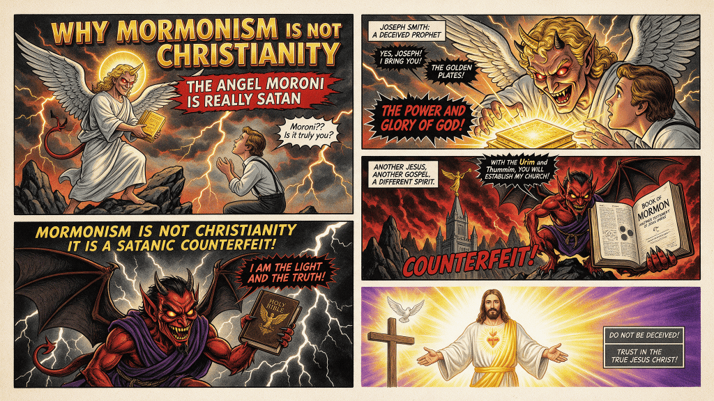 Pluralism Rebuked: Why Mormonism Is NOT Christianity But A Satanic&nbsp;Counterfeit