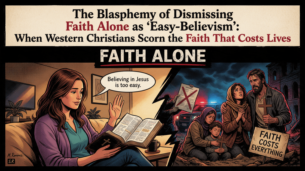 The Blasphemy of Dismissing Faith Alone as ‘Easy-Believism’: When Western Christians Scorn the Faith That Costs&nbsp;Lives