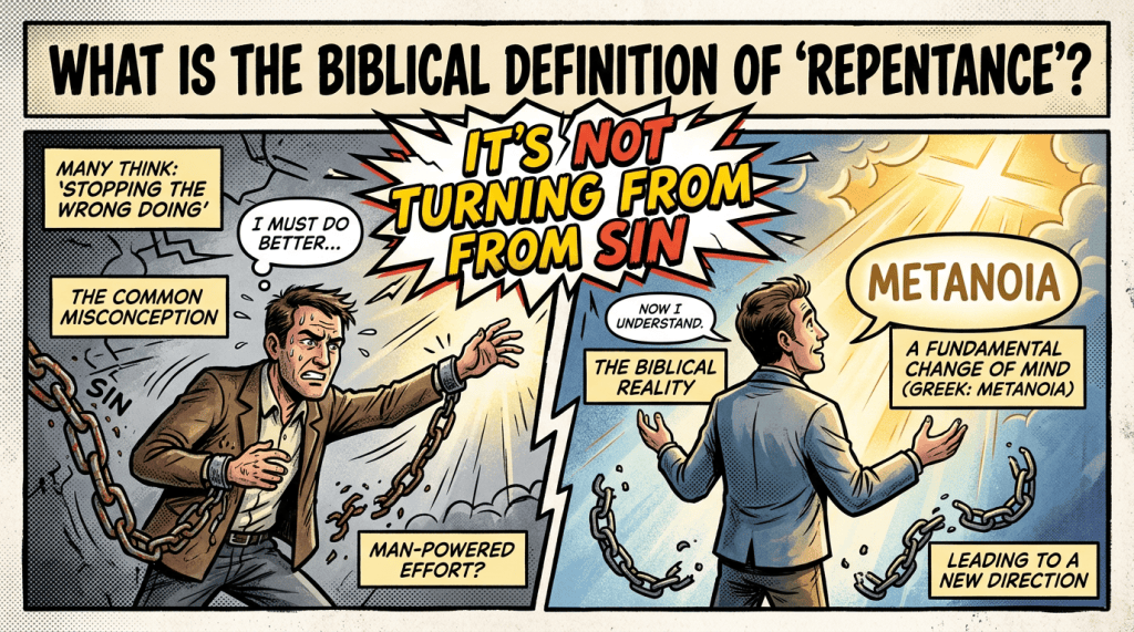 What Is The Biblical Definition Of ‘Repentance’? It’s NOT Turning From&nbsp;Sin