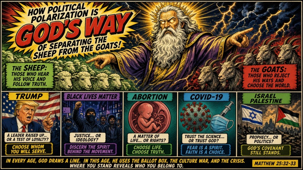How Political Polarization Is God’s Way of Separating The Sheep From The&nbsp;Goats