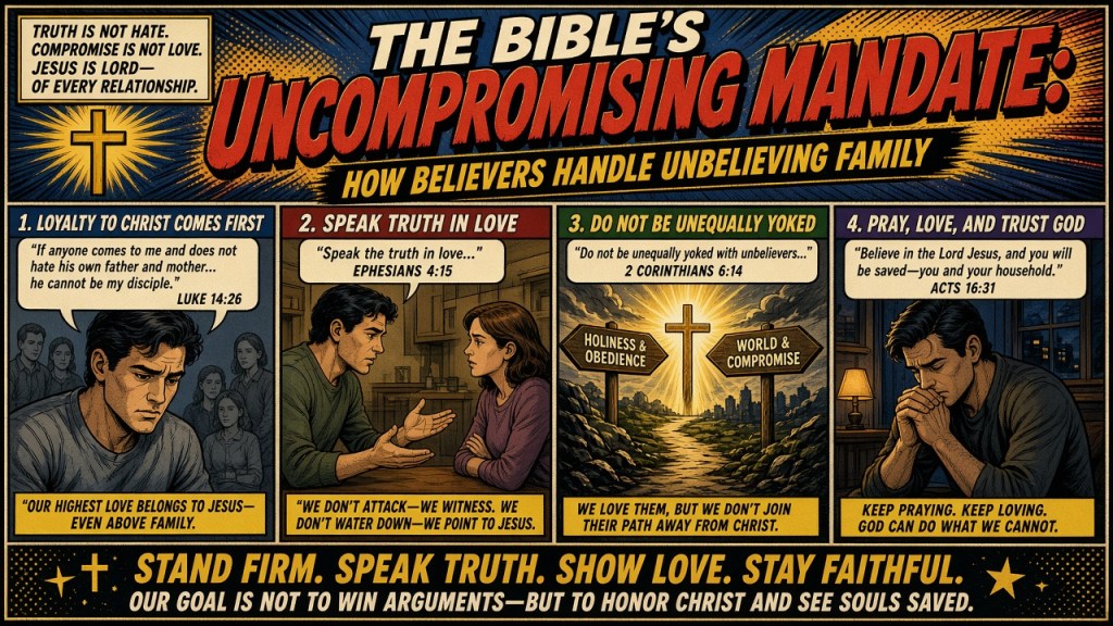 The Bible’s Uncompromising Mandate: How Believers Handle Unbelieving&nbsp;Family