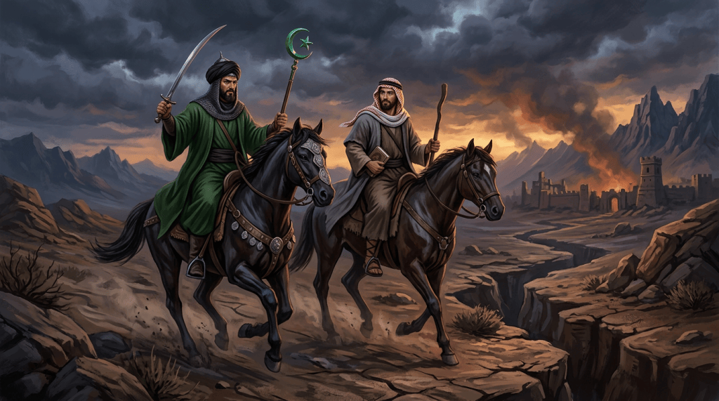 Mahdi and Isa as biblical villains