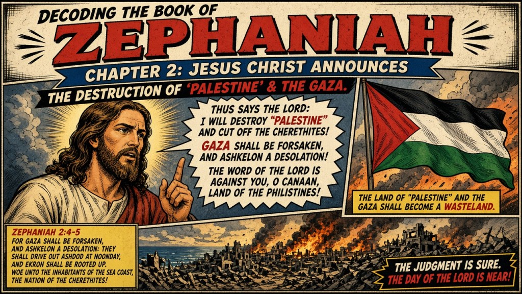 Decoding The Book of Zephaniah. Chapter 2: Jesus Christ Announces The Destruction of ‘Palestine’ & The Gaza
