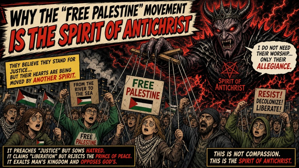 Why The ‘Free Palestine’ Movement Is The Spirit of Antichrist