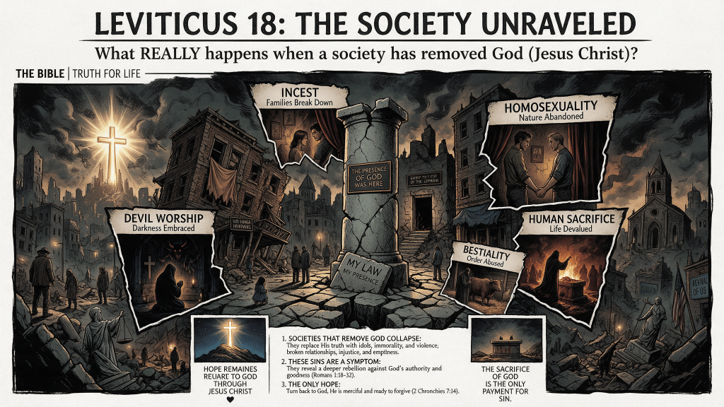 Leviticus 18 Study: Does Society Get Better When Christianity Is Removed? No…