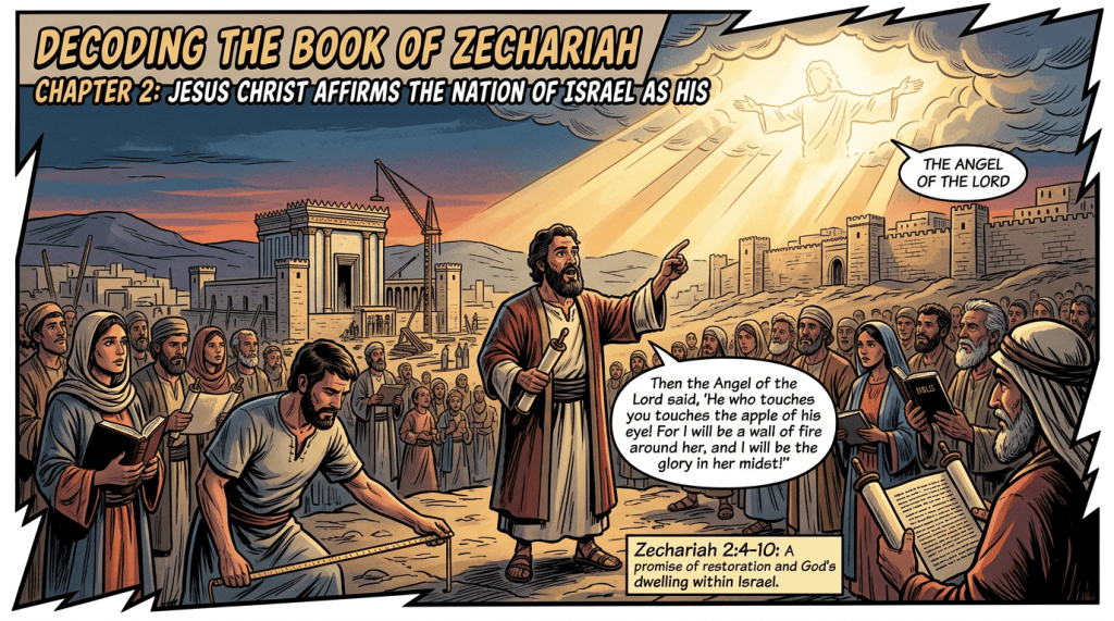 Decoding The Book of Zechariah. Chapter 2: Jesus Christ Affirms The Nation of Israel As His