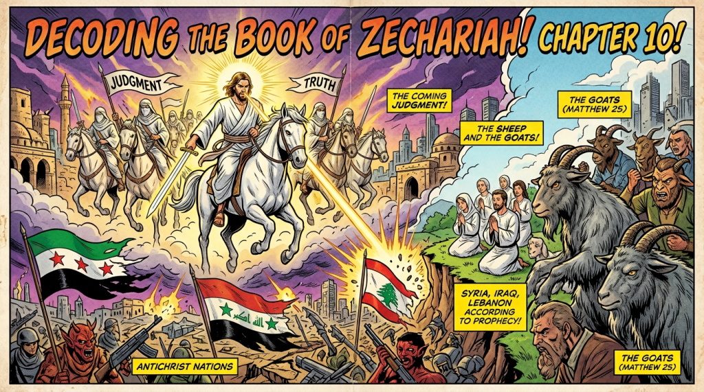 Decoding The Book of Zechariah. Chapter 10: Jesus Christ Casts Judgment On The Antichrist Nations & The&nbsp;Goats