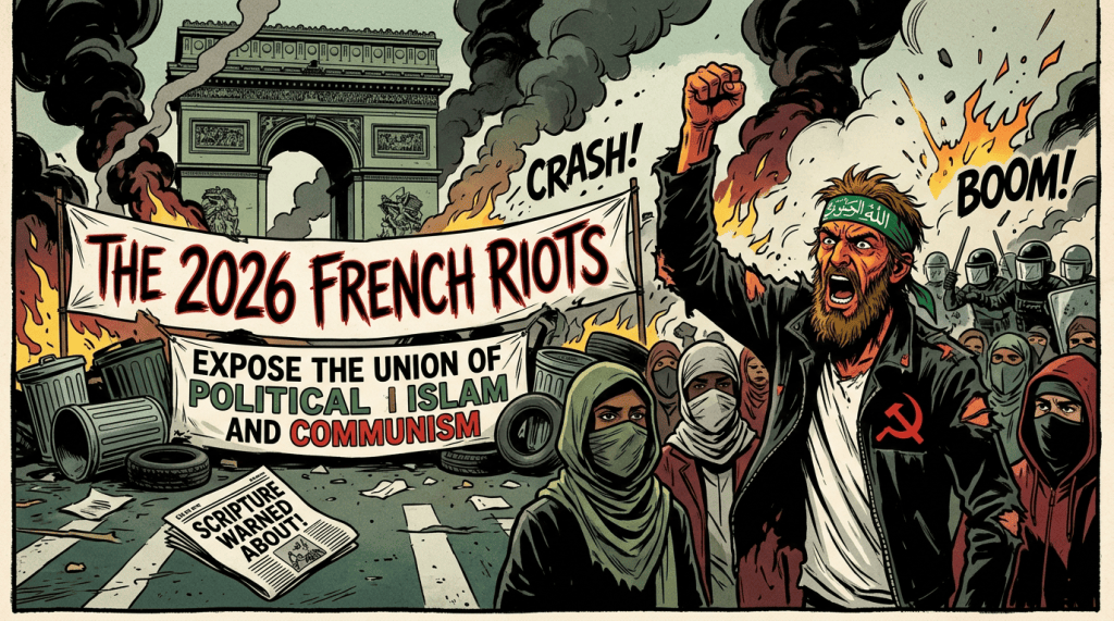 Why The 2026 French Riots Expose The Union of Political Islam and Communism Scripture Warned&nbsp;About