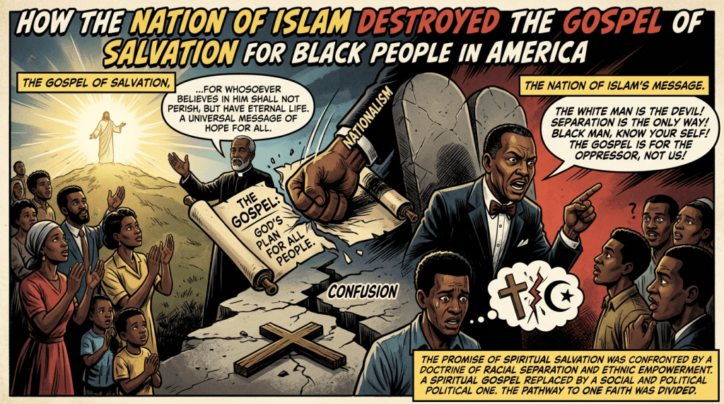 How The Nation Of Islam Destroyed The Gospel of Salvation For Black People In America