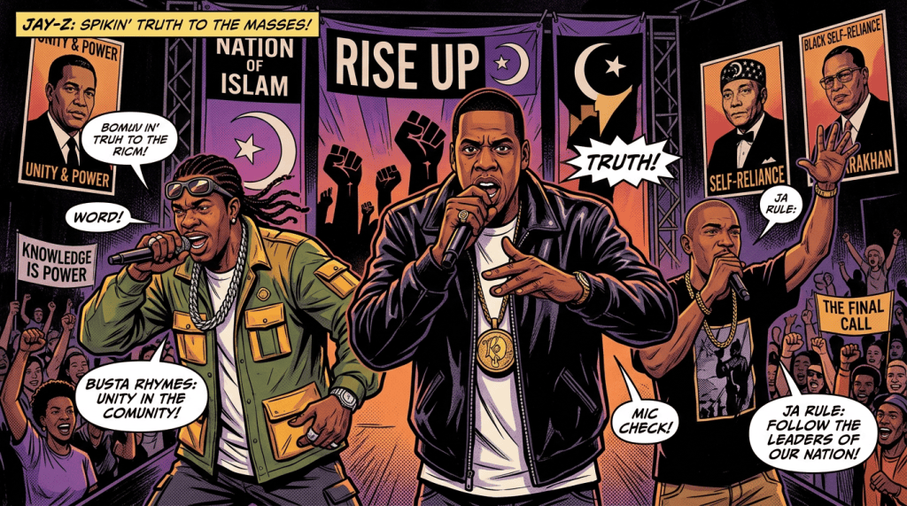 Rappers promoting Nation of Islam propaganda
